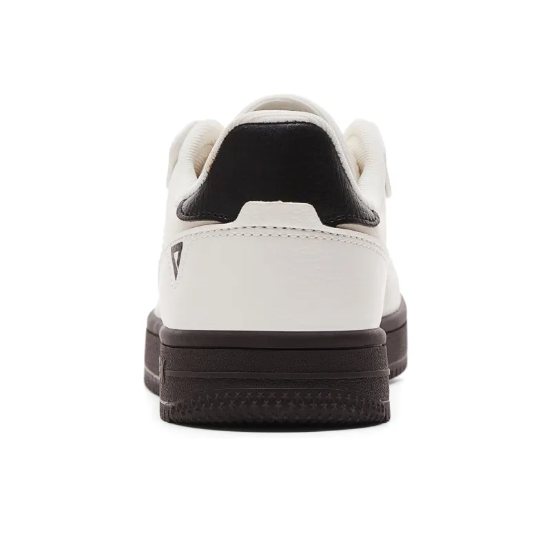 PEAK Coverage, Cushioning, Lightweight Low Top Skateboard Shoes Women's Milk White Gray-4