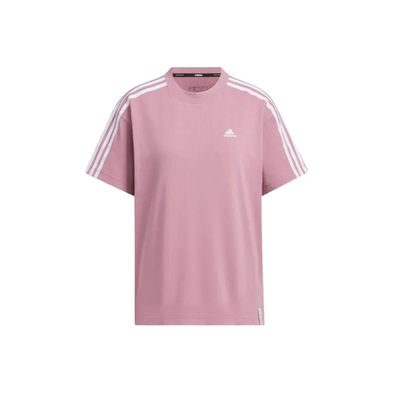 Adidas T Shirt Women's Purple Pink-0