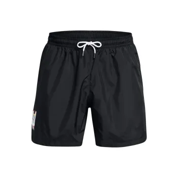Under Armour Pride UA Woven Volley Pridelogo Casual Shorts Men's Black/White