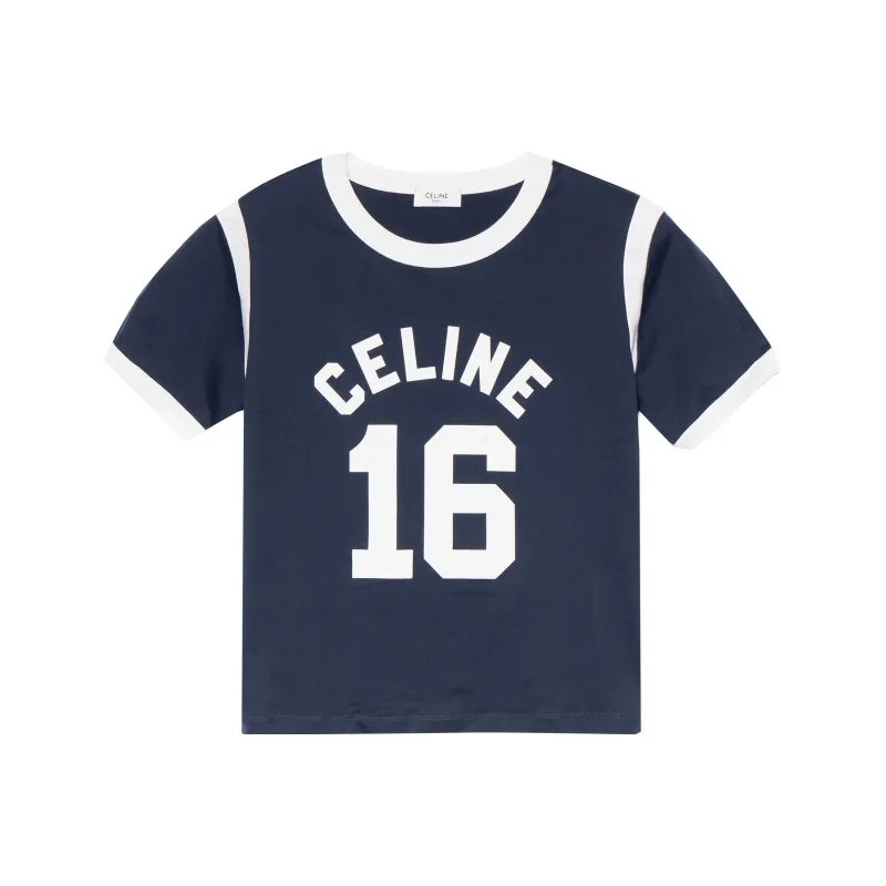 CELINE FW22 Regular T Shirt Women's Blue-0