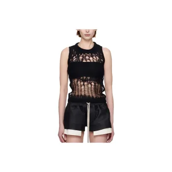 RICK OWENS/RO Tank Tops Women's Black