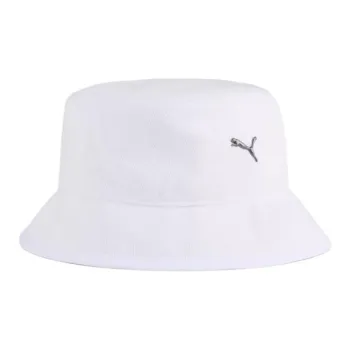 PUMA Polyester Bucket Hats Unisex White
