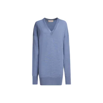 MARNI V Neck Oversized Jumper
