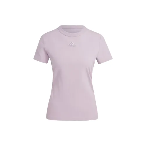 Adidas Regular T-Shirt Women's Pre-Owned Without Figs