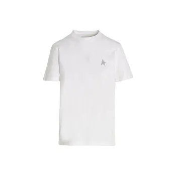Golden Goose Logo Patch Crewneck T Shirt