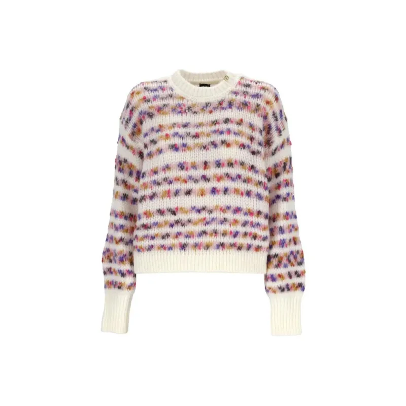 PINKO Logo Plaque Intarsia Knitted Jumper-0