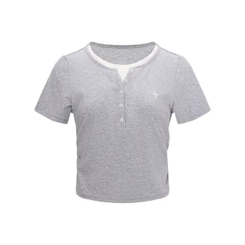 BIPOLAR Drop Shoulder Sleeve T Shirt Women's