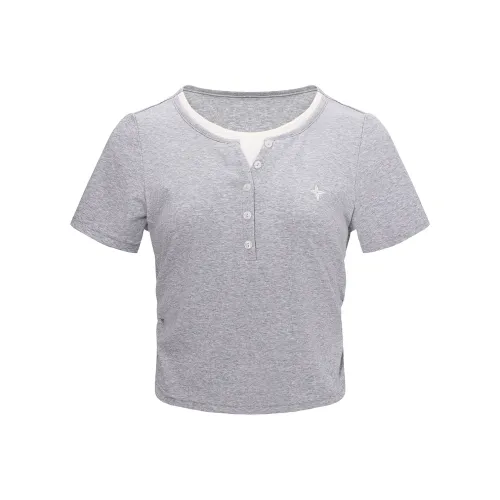 BIPOLAR Drop Shoulder Sleeve T Shirt Women's
