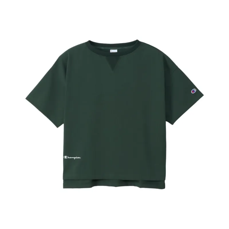 Champion Mock Two-Piece T-Shirt Japan Version Women's-6