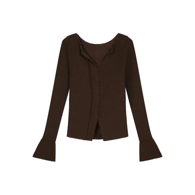 ETSE T Shirts Women's Brown-0