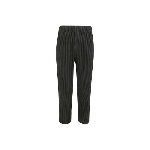 Homme Plissé Issey Miyake Basic Mid Rise Tapered Trousers