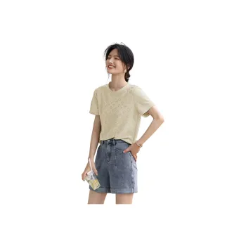 XWI T Shirt Women's Cream Yellow