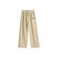 [Spring Fall]Khaki (Simple Smile Drawing Pants Logo)