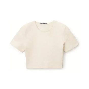 Alexander Wang Logo jacquard Crop Top