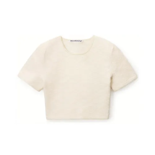 Alexander Wang Logo jacquard Crop Top