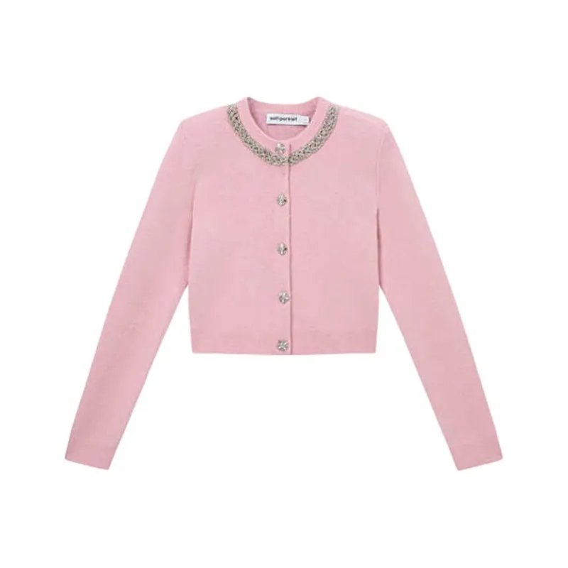 Self portrait Sweater Women's Pink-0