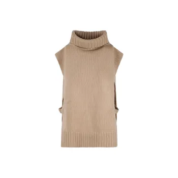 VINCE Roll neck Sleeveless Jumper