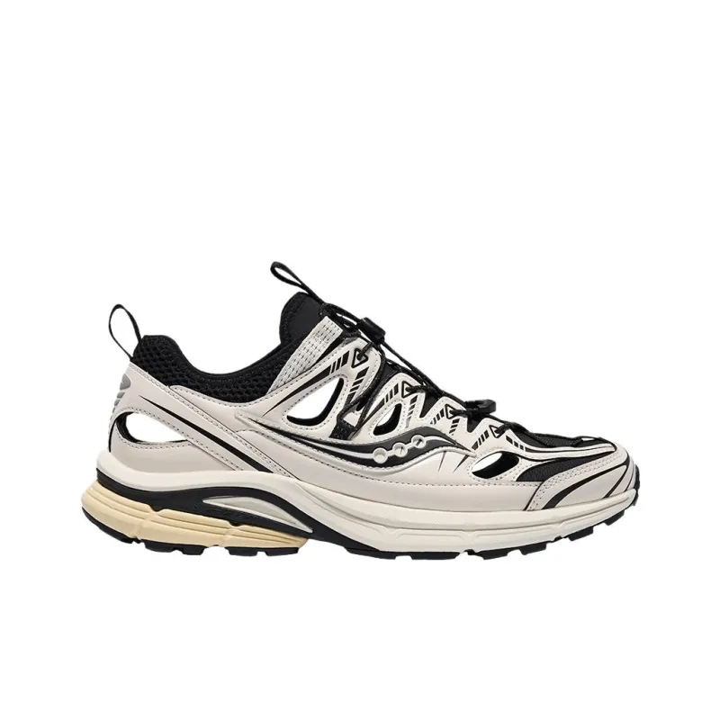 Saucony Kinvara 4 Anti Slip Wear Resistant Low Top Casual Shoes Unisex White Black-1