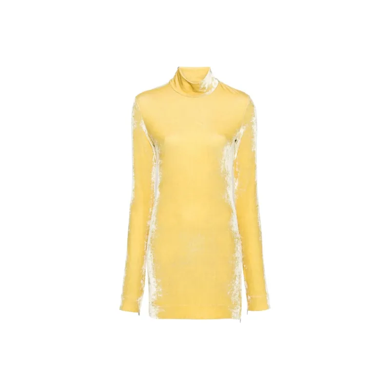 JIL SANDER Long sleeve Velvet Top-0