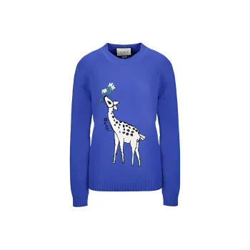 GUCCI Sweaters Women's Royal Blue