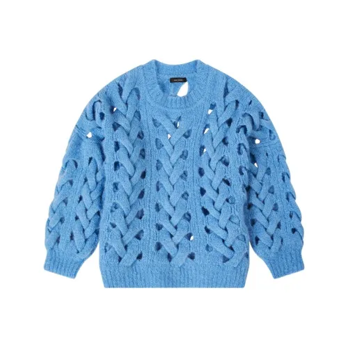 ISABEL MARANT SS22 Sweater Women's Sky Blue