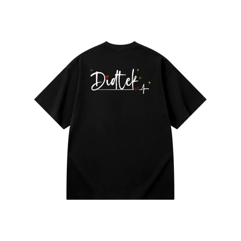DIDTEK Drop Shoulder Sleeve Short Sleeved T Shirts Unisex-6