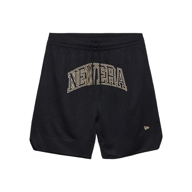New Era Basketball Shorts Unisex Black-0