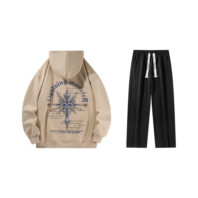 LIGHTNING MONSTER Sweatshirt Set Unisex-4