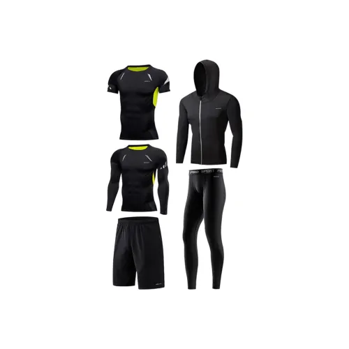 MESUCA Fitness Set Men's Black & Green