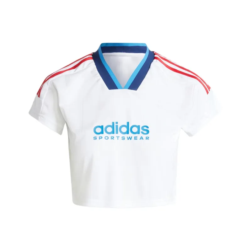 Adidas Drop Shoulder Sleeve T-Shirt Women's White-0