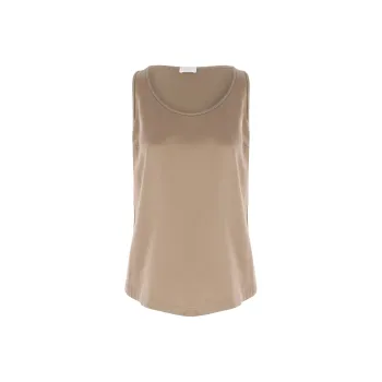Brunello Cucinelli Silk satin Tank Top