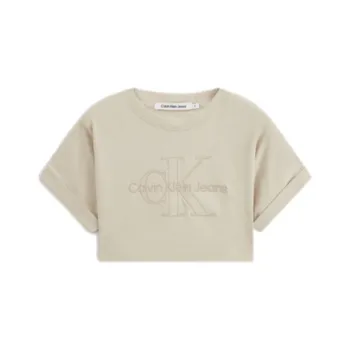 CALVIN KLEIN T Shirt Women's Light Khaki