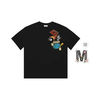 Cotton Shopping Drop Shoulder Sleeve T Shirt Unisex