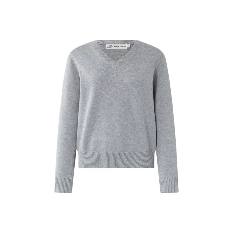 Tokyo Season Sweater Women's Gray-0