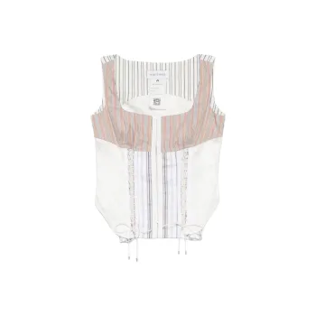 Marine Serre Regenerated Striped Top