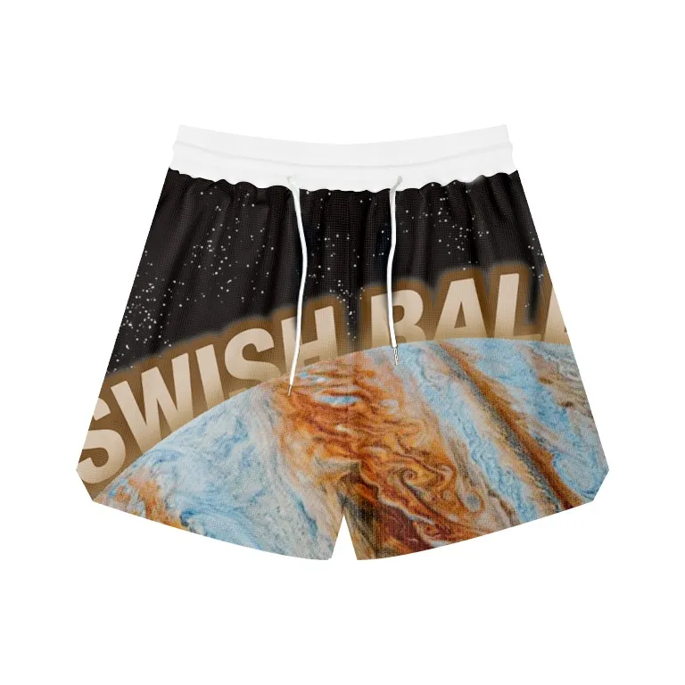 SWISH THE BALL IN Basketball Shorts Unisex-6