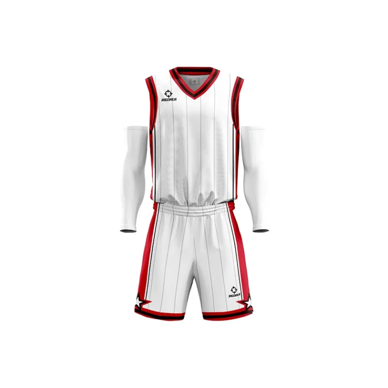 RIGORER Breathable Sweat-Wicking Quick Heat Dissipation Basketball Apparel Basketball Match Set Unisex-21