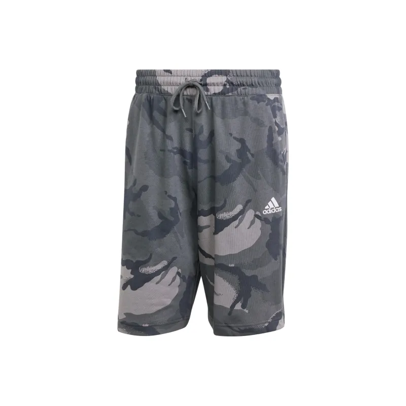 Adidas ESSENTIALS CAMOUFLAGE SHORTS Casual Shorts Unisex Solid Dark Gray-0
