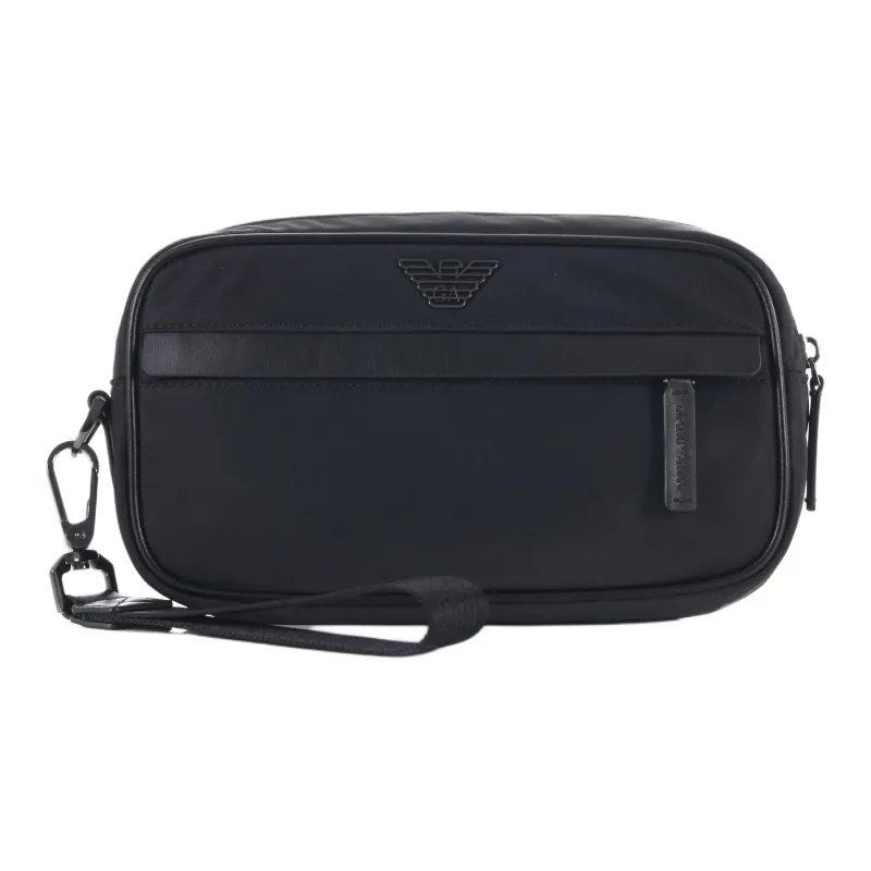 EMPORIO ARMANI Polyester Clutch Men's Black-0
