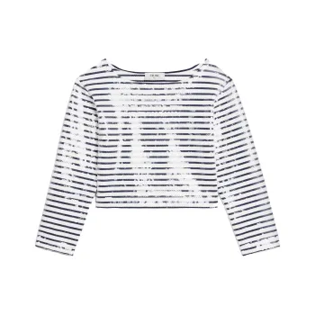 CELINE Crop Tops Women's Neon White