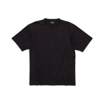 Balenciaga Logo Embellished Large Fit T Shirt