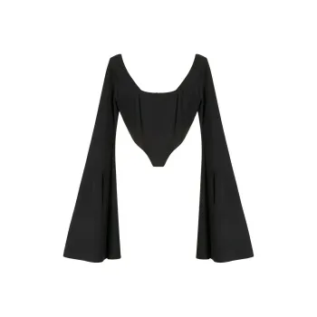NATASHA ZINKO Jersey Corset Top