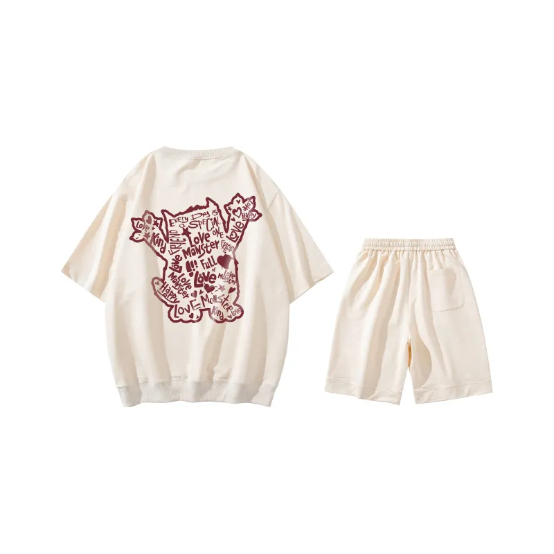 Love Monster Casual Sportswear Unisex-4