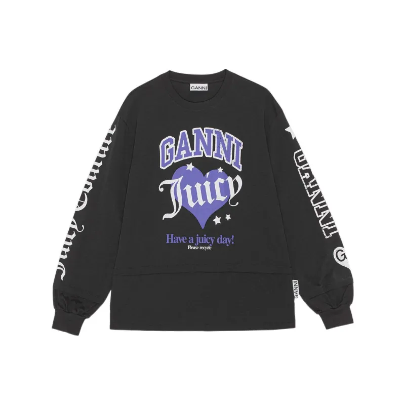 GANNI T-Shirts Women's Black-0