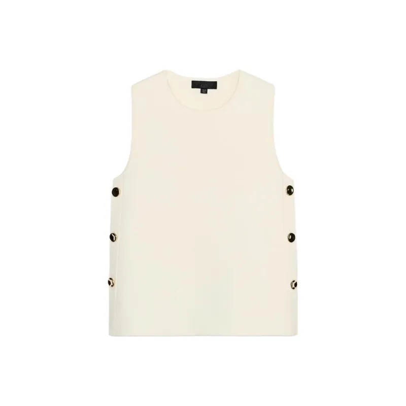 ZARA Tank Top Women's Raw White-0