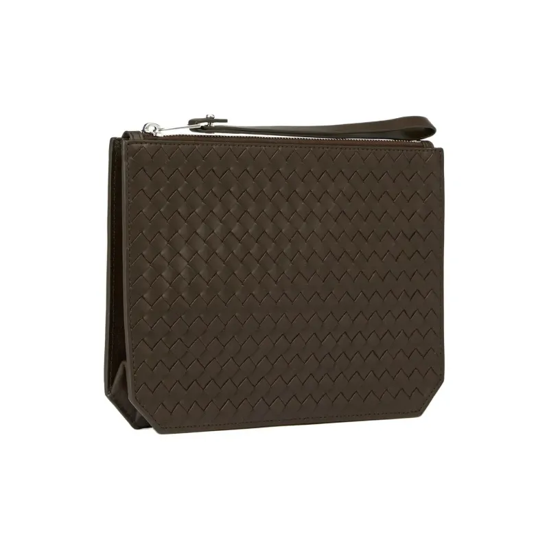 Bottega Veneta Calfskin Wallet Men's Brown-1