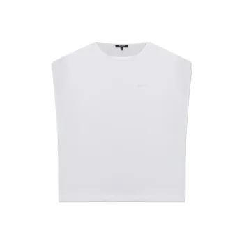 BALMAIN Semi Sheer Crewneck Beach Top