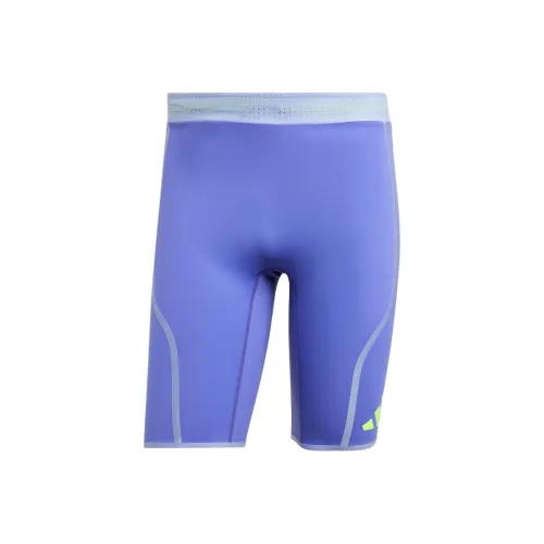Adidas ADIZERO RUNNING SHORT LEGGINGS Sports Shorts Men's Blue