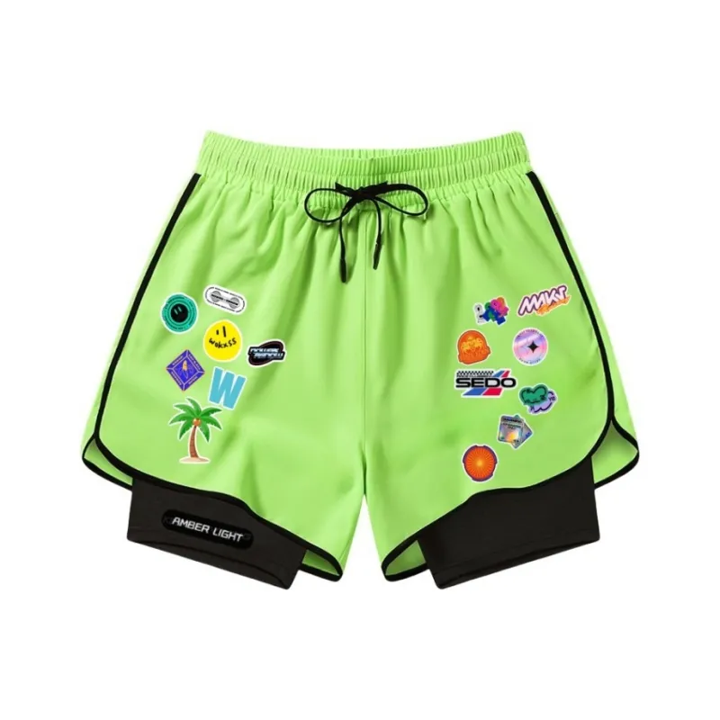 AMBER LIGHT Sports Shorts Unisex-15
