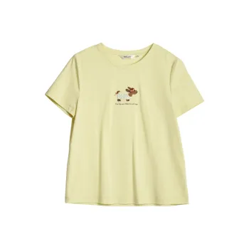 Olrain Regular T Shirt Women's Mustard Yellow